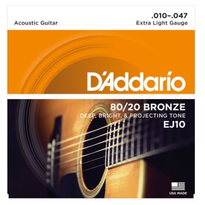 Daddario Ej10-Bronce Extra Light 10-47